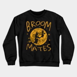 Broom Mates | Witches on Broomsticks Crewneck Sweatshirt